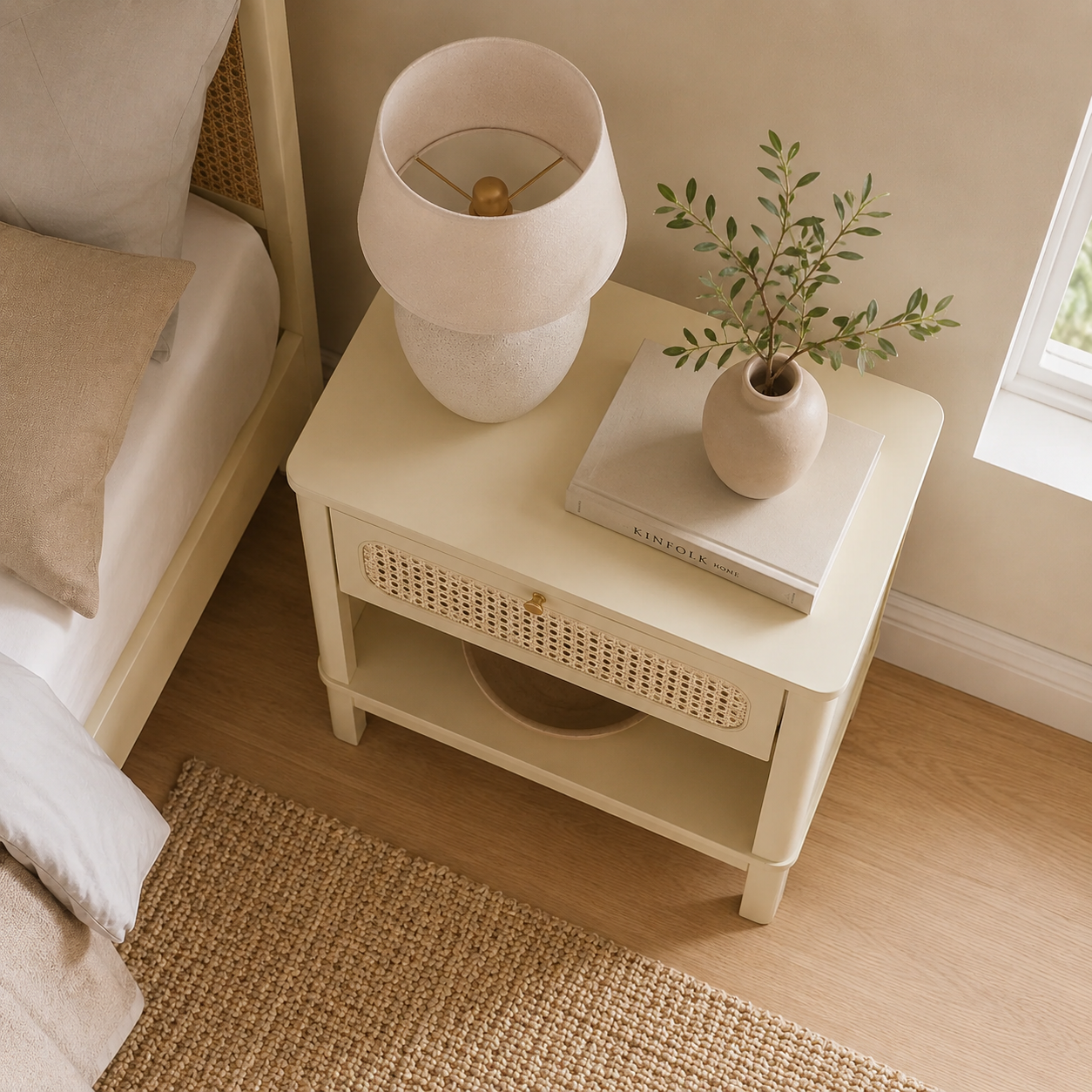 Aira Rattan Side Table