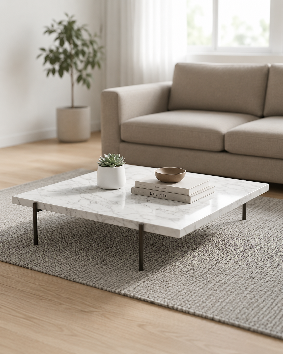 Mira Natural Stone Coffee Table