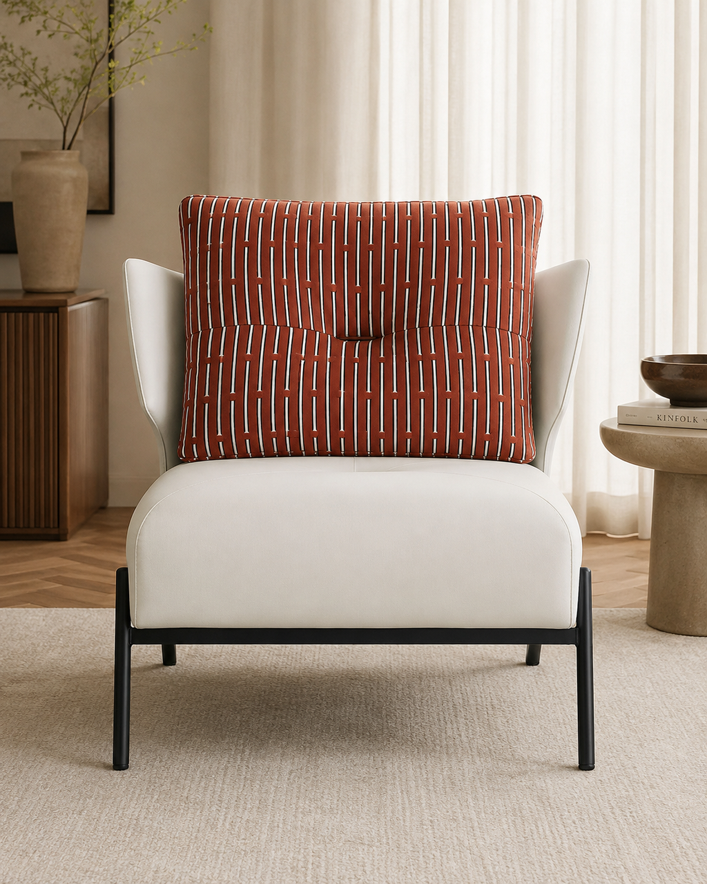 Verrin Leathaire Lounge Chair