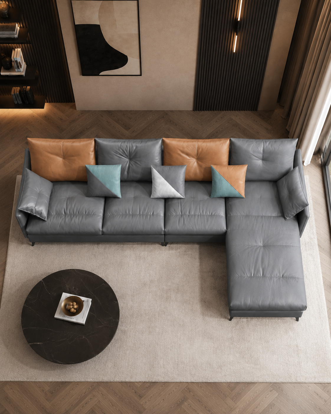 Radcliffe Chaise Sectional Sofa