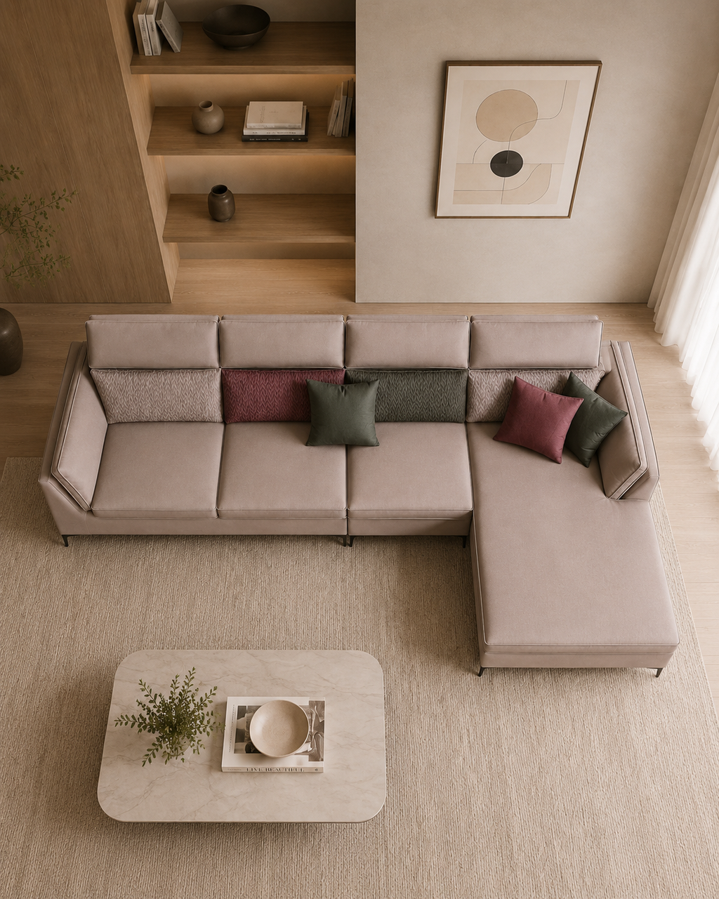 Kensington Chaise Sectional Sofa