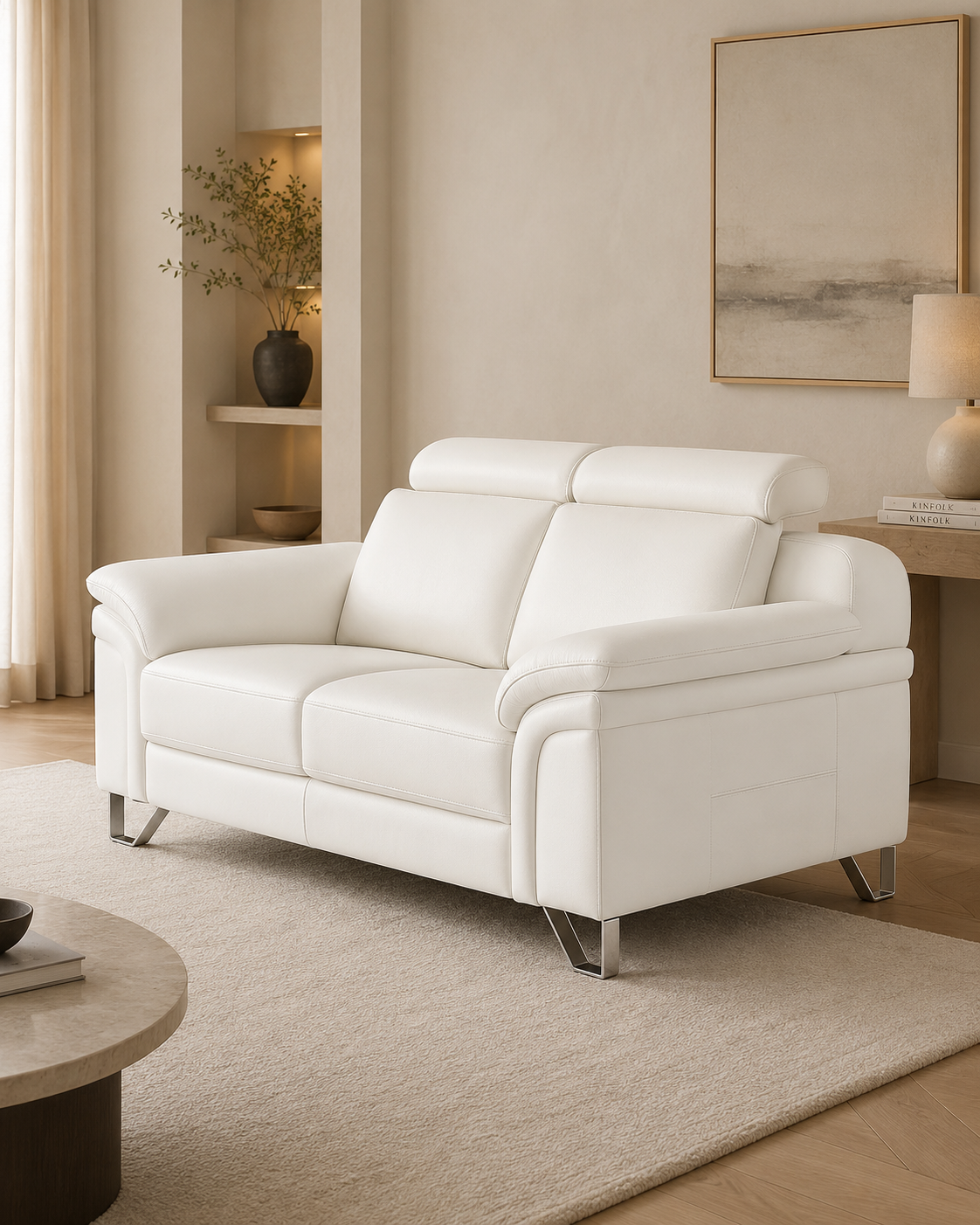 Moreland Genuine Leather Sofa