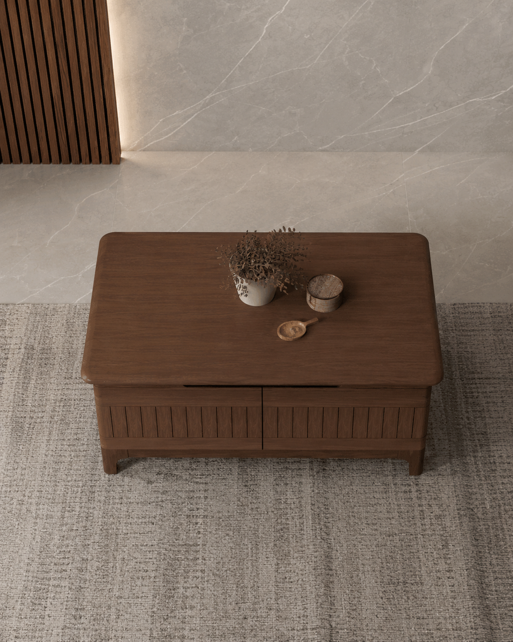 Madera Wooden Coffee Table