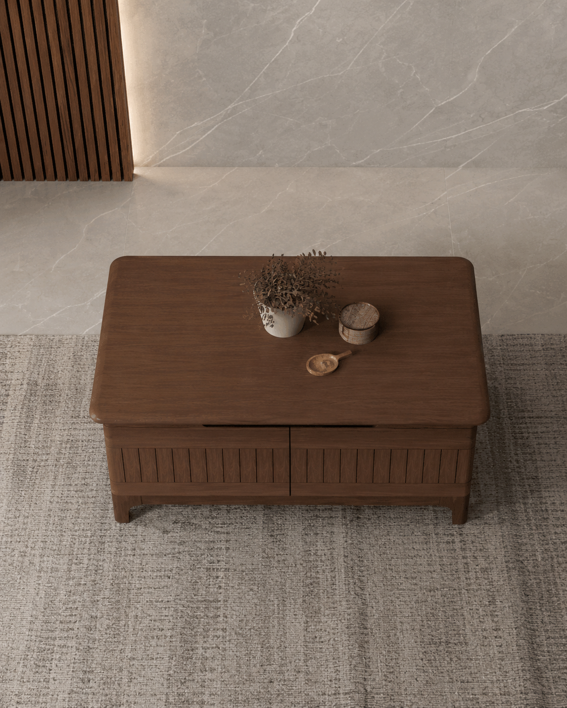 Madera Wooden Coffee Table