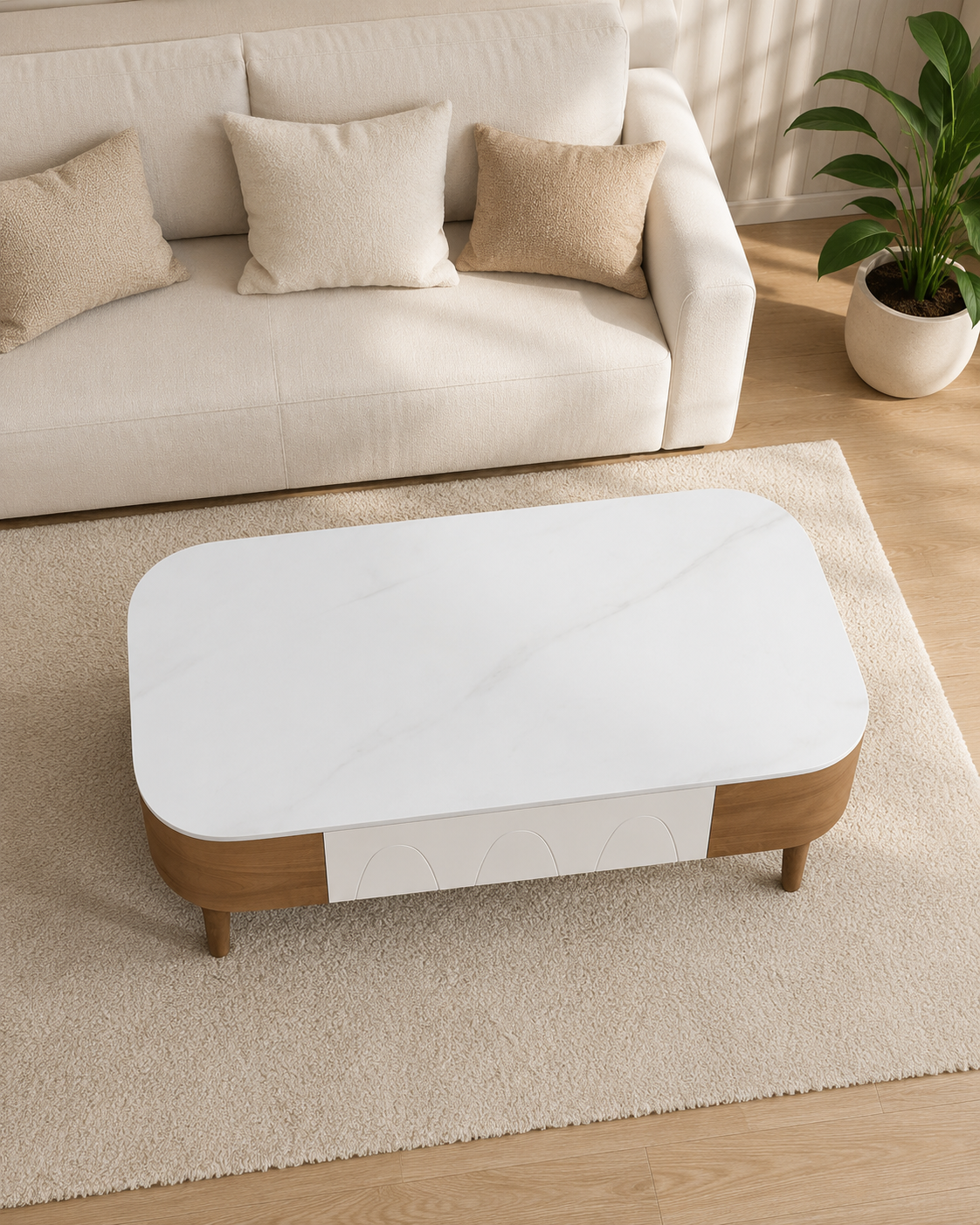 Valen Stone Coffee Table