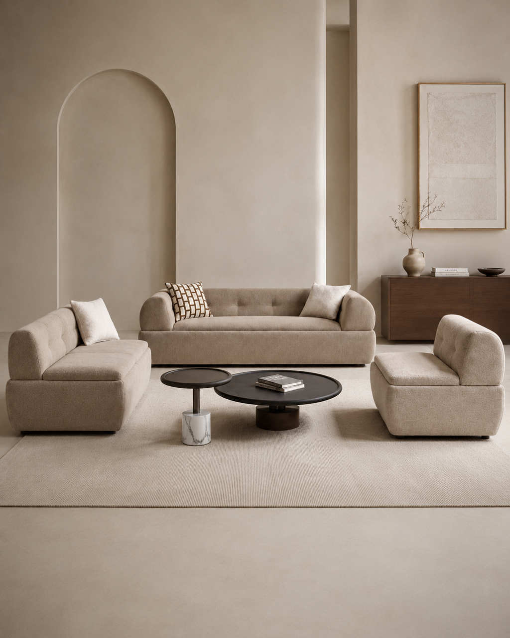 Rienne Linen Fabric Sofa
