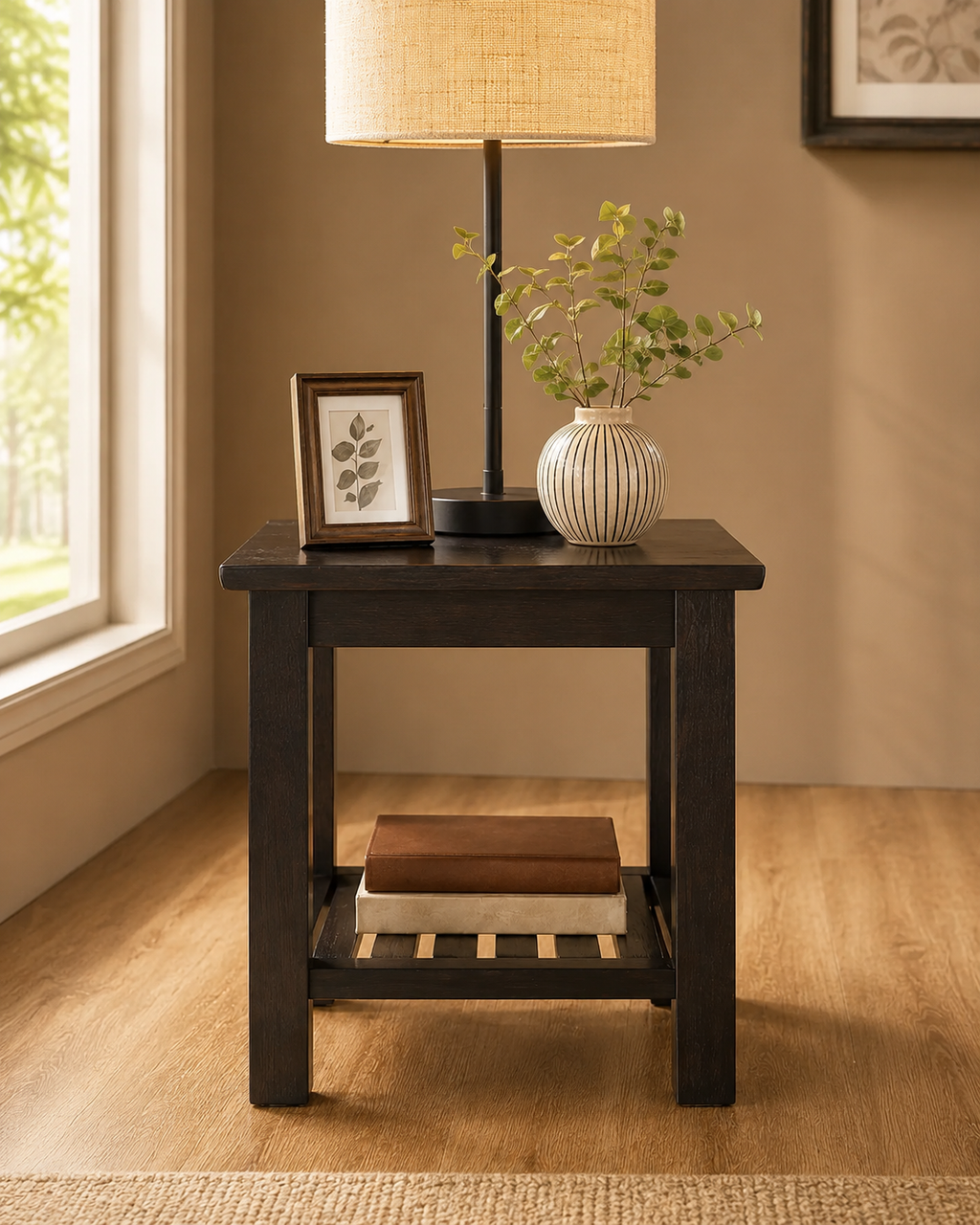 Kian Wooden Side Table