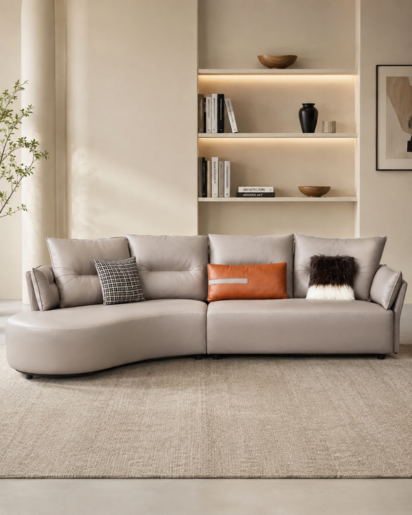 Fairmont Curved Chaise Sectional Sofa