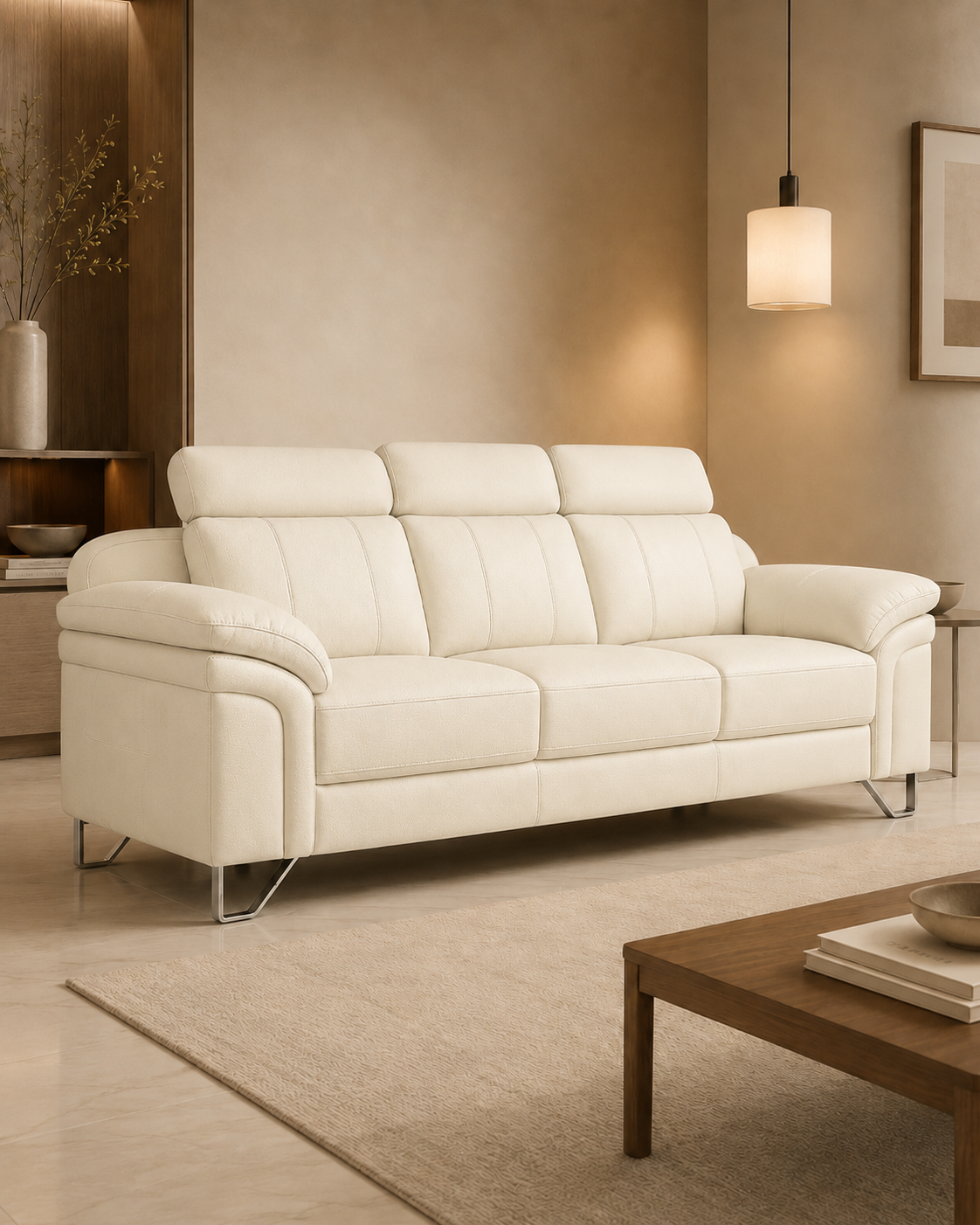 Moreland Genuine Leather Sofa