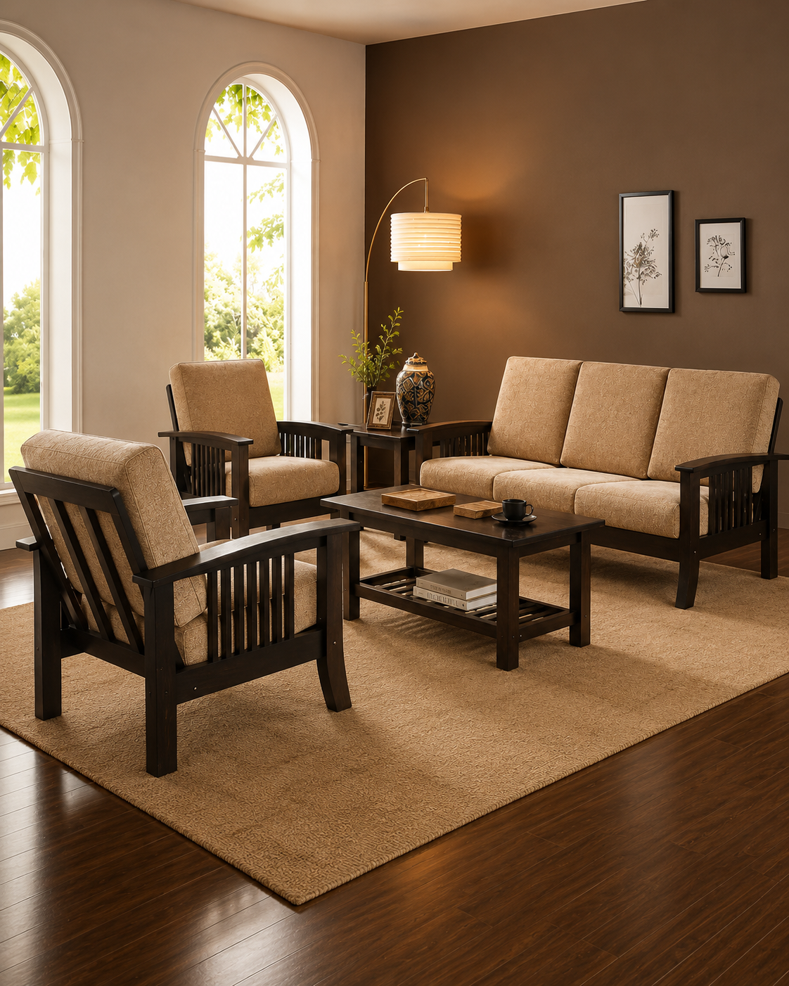 Fenwick Wooden Sofa