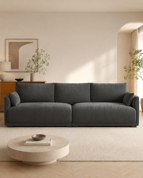 Rowan Chenille Fabric Sofa