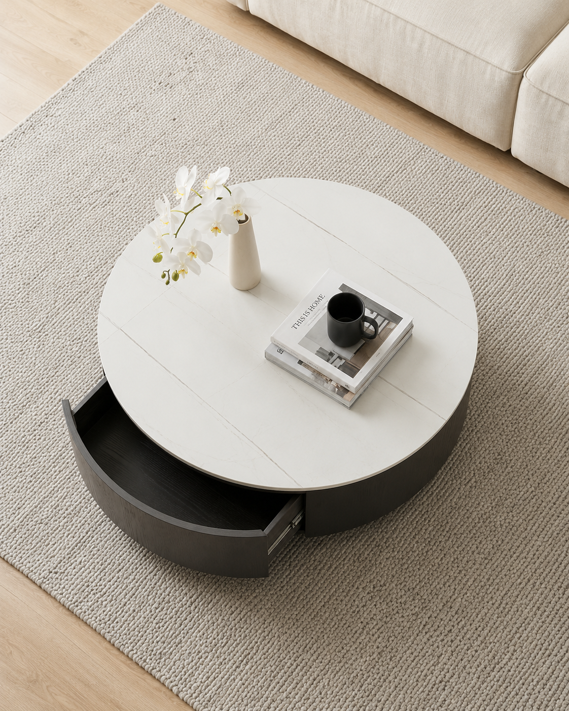 Ciro Sintered Stone Coffee Table