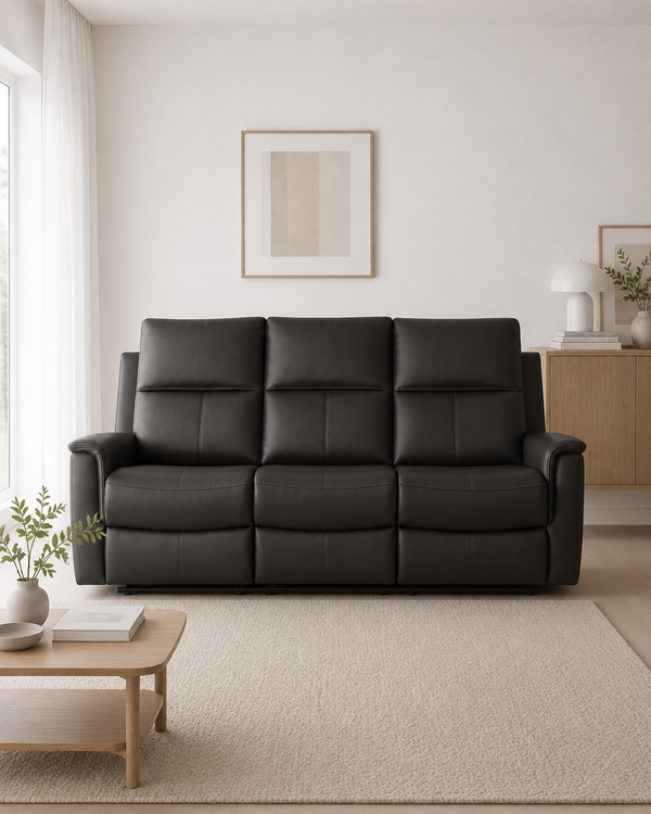 Sherborne Genuine Leather Recliner Sofa