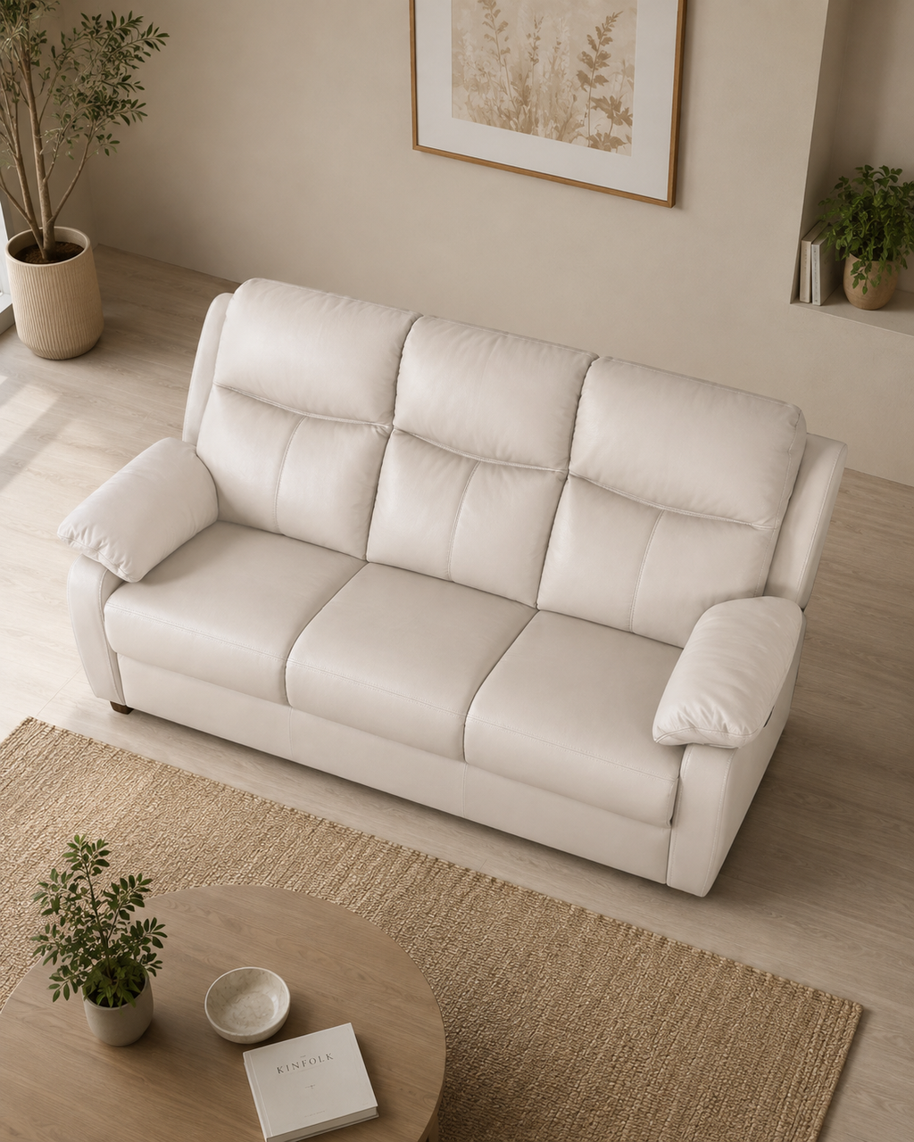 Oakleigh Half Leather Sofa