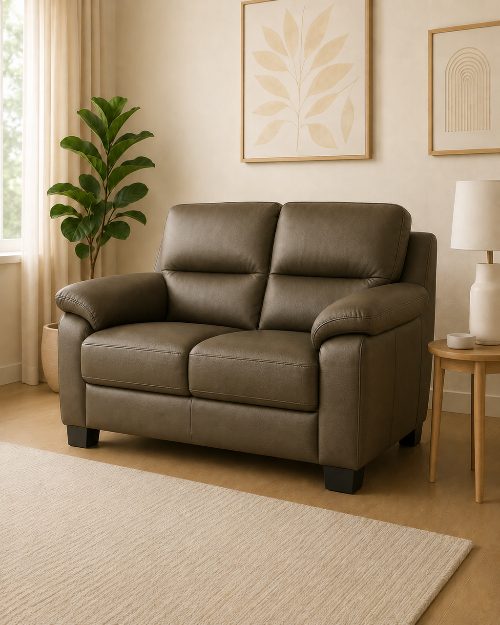Dalton Genuine Leather Sofa