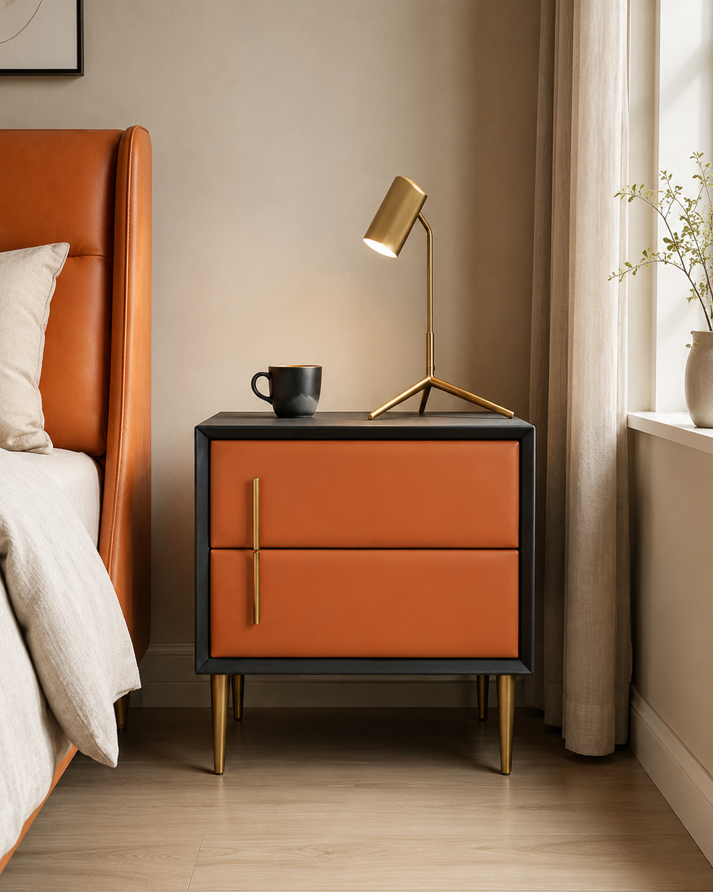 Ember Terracotta Bedside Table