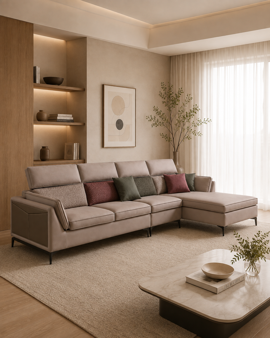 Kensington Chaise Sectional Sofa