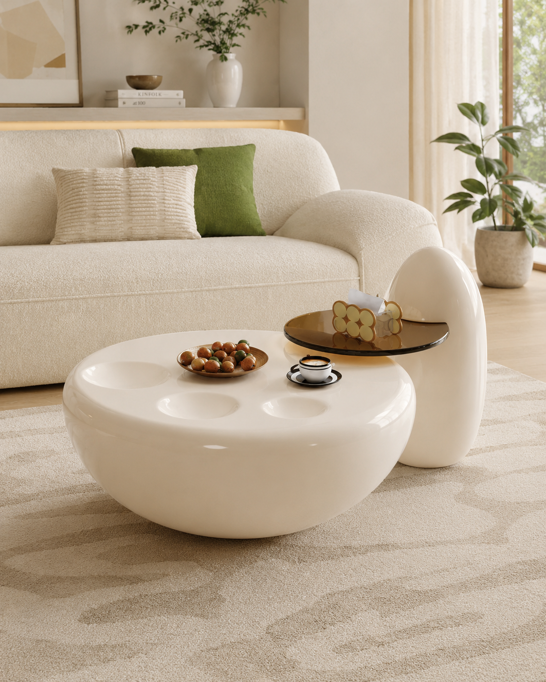 Aurelle Sculptural Coffee Table
