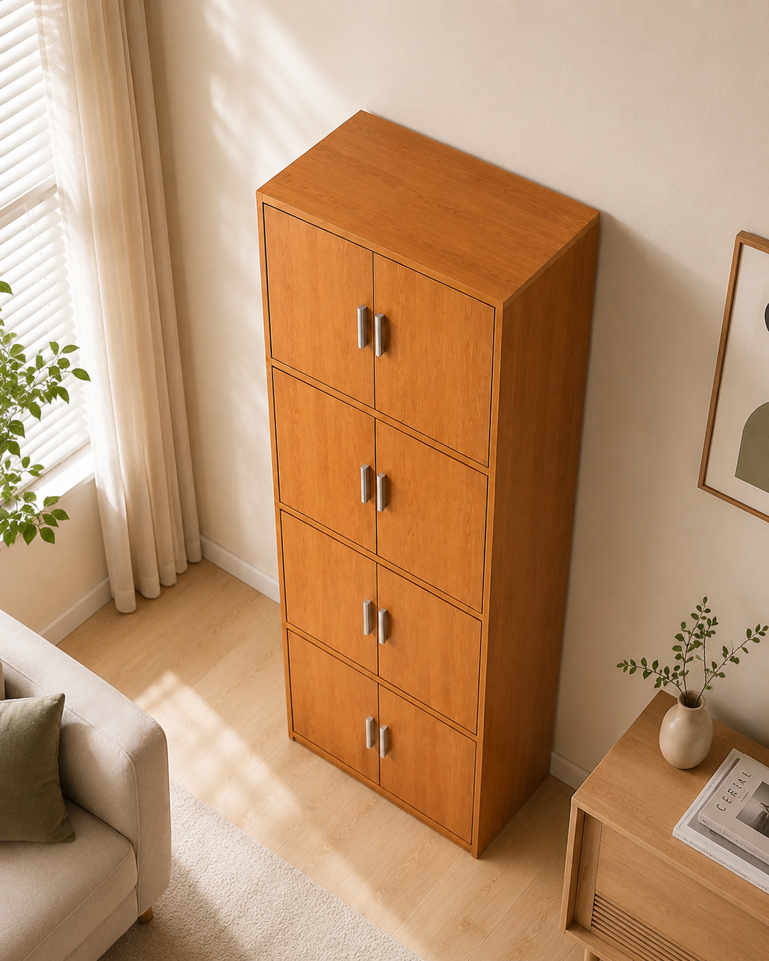 Alden Cherry Storage Cabinet