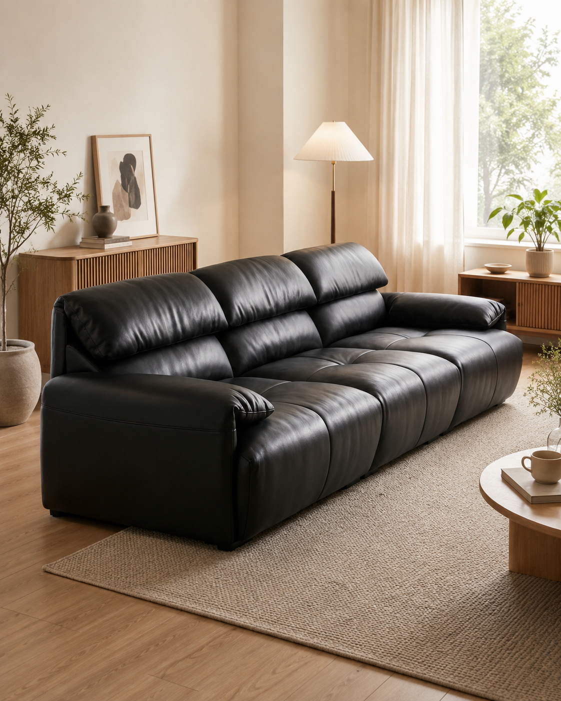 Bastien Leather Sofa
