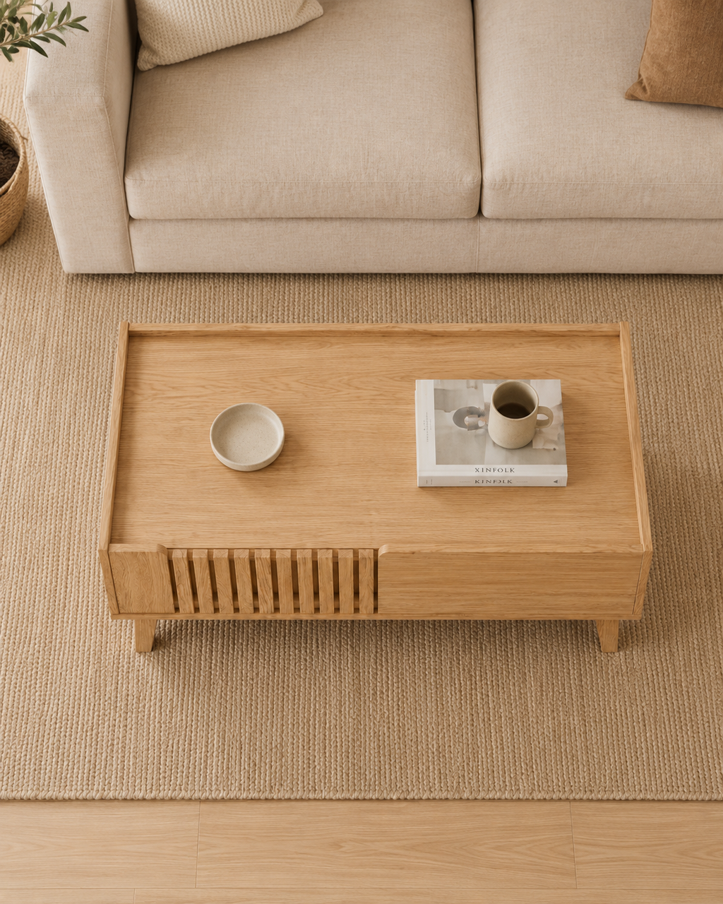 Sora Wooden Coffee Table