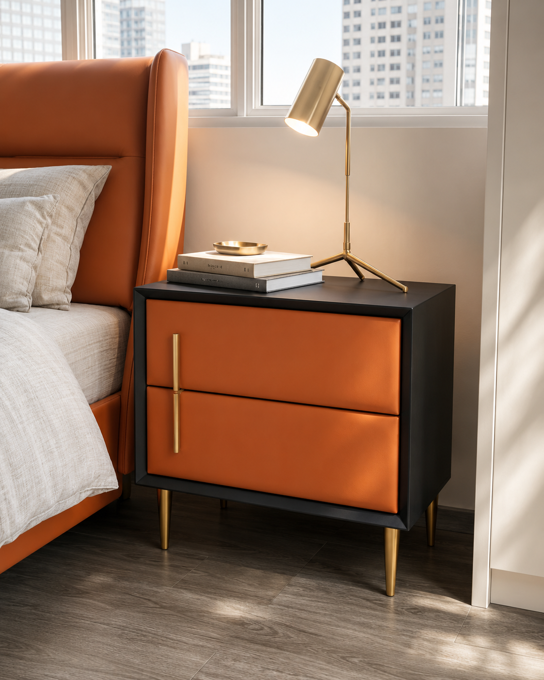 Ember Terracotta Bedside Table