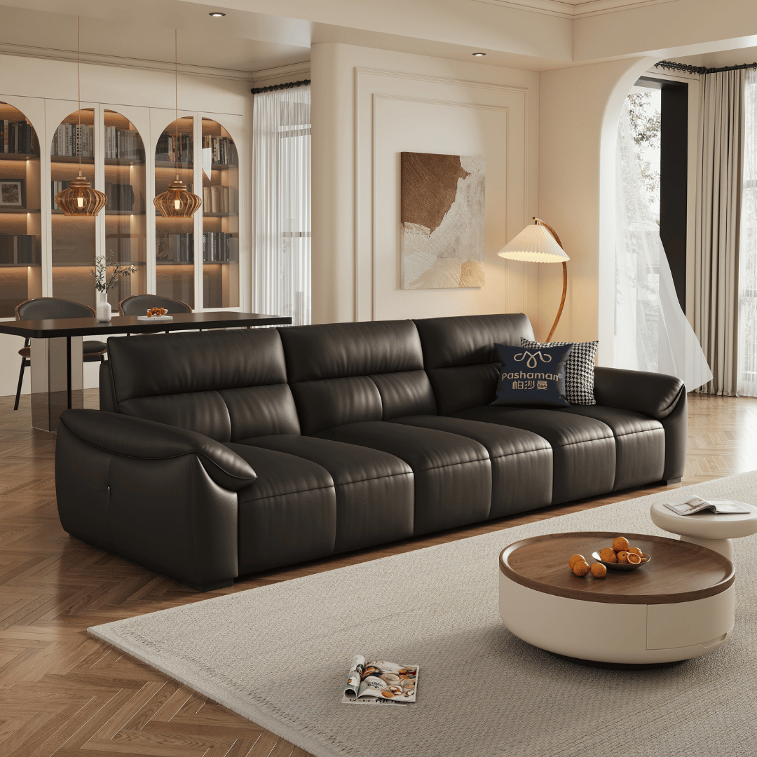 Ginny Leather Electric Sofa Bed by Esteller