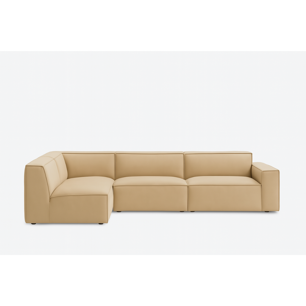 Giacomo Fabric 4 Seater Corner Sofa (Pet Friendly)