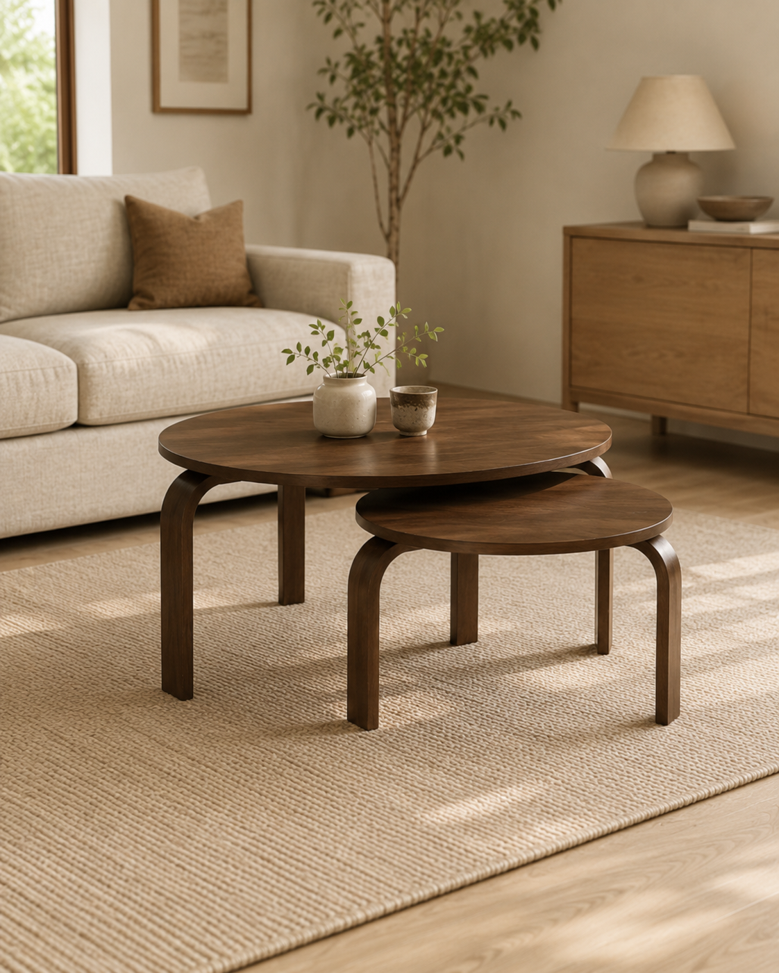 Orla Wooden Nesting Coffee Table