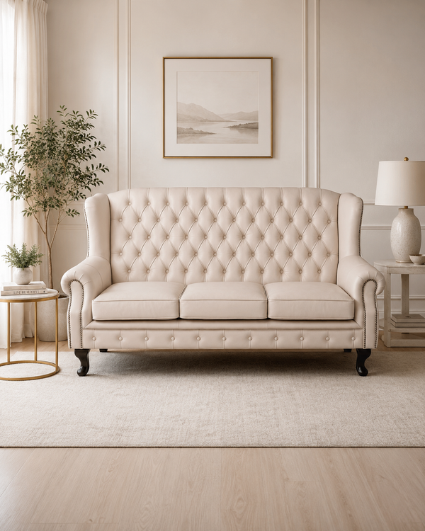 Rothwell Genuine Leather Highback Sofa