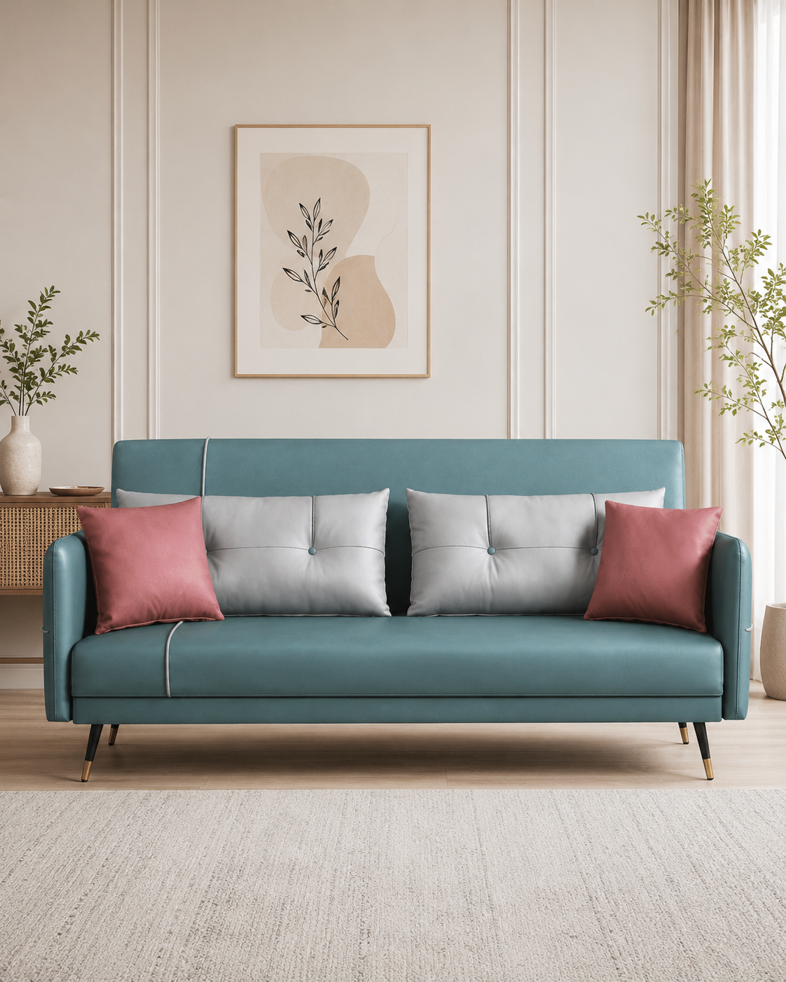 Cadenza Leathaire Sofa Bed