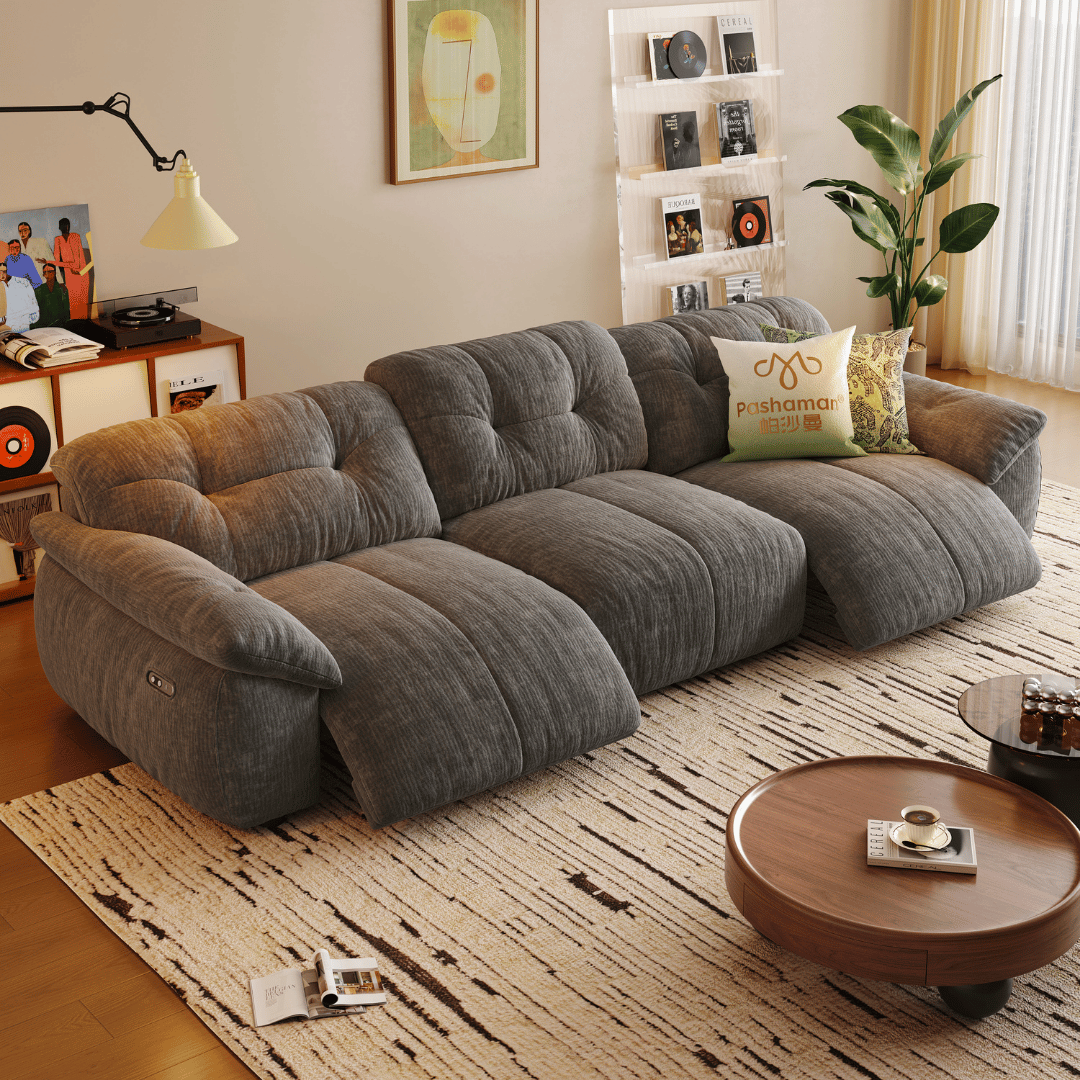 Lorenza Fabric Recliner Sofa by Esteller (Water Repellent)