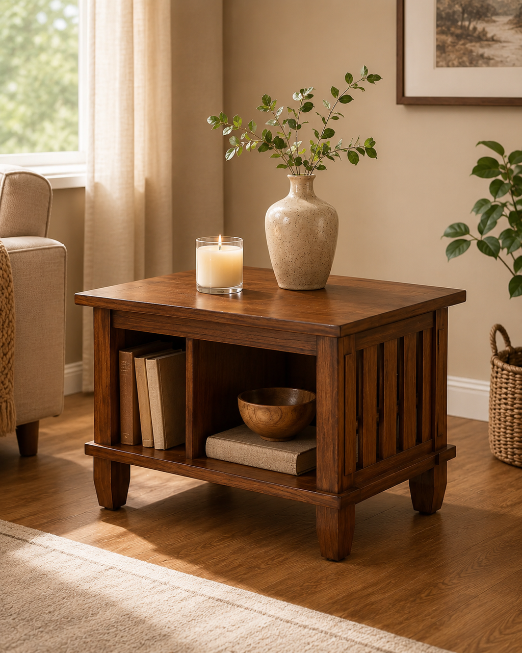 Briar Wooden Side Table