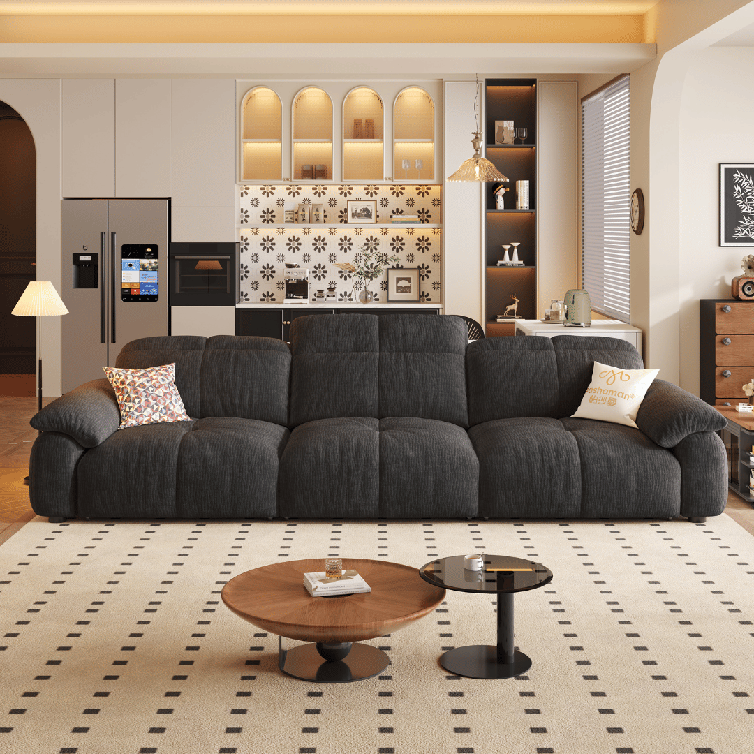 Wriggs Fabric Electric Sofa Bed by Esteller (Water Repellent & App + Remote Control)