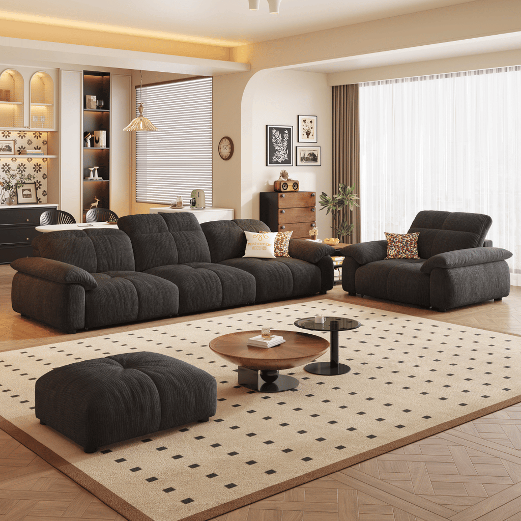 Wriggs Fabric Electric Sofa Bed by Esteller (Water Repellent & App + Remote Control)
