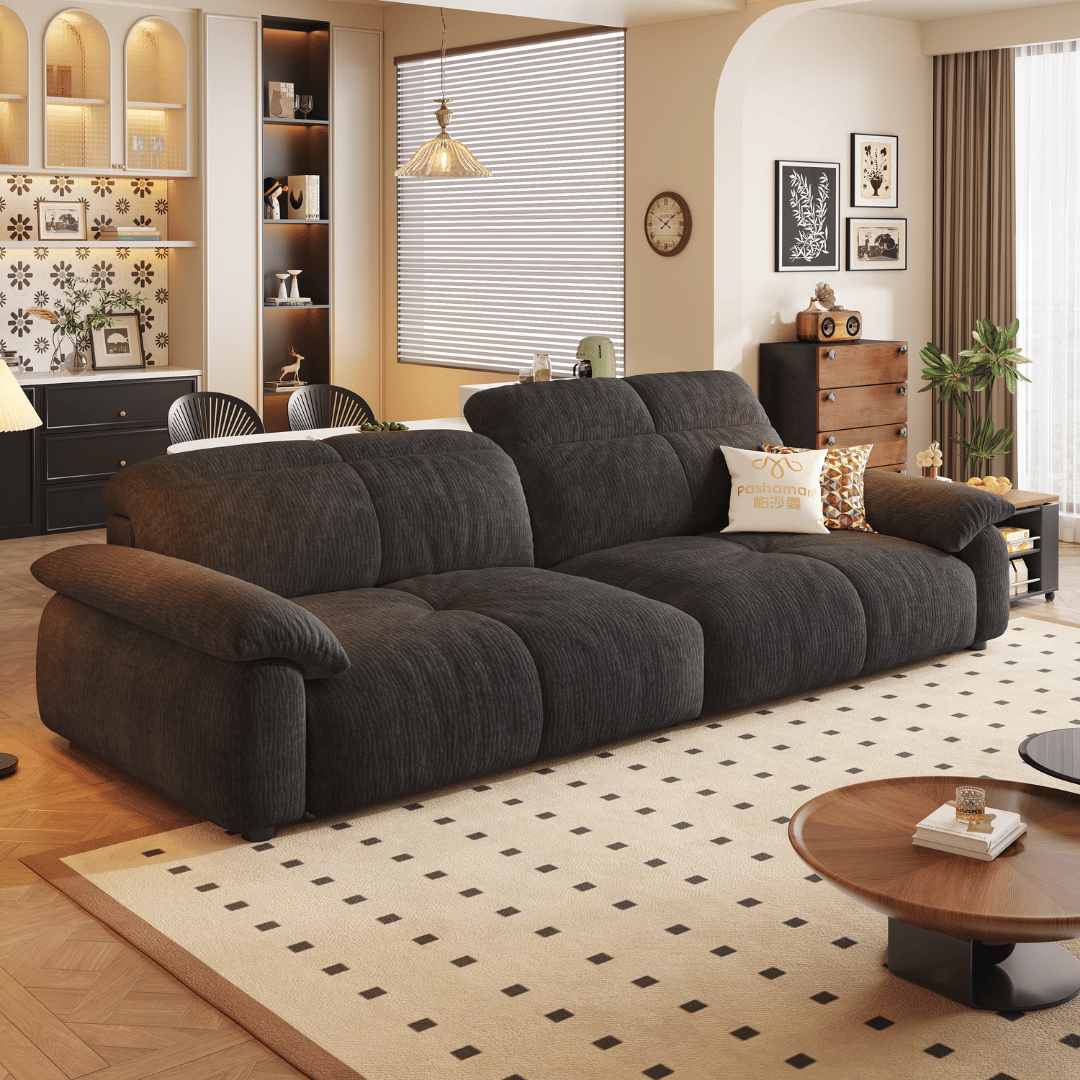 Wriggs Fabric Electric Sofa Bed by Esteller (Water Repellent & App + Remote Control)