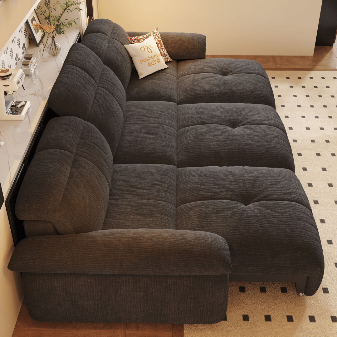Wriggs Fabric Electric Sofa Bed by Esteller (Water Repellent & App + Remote Control)