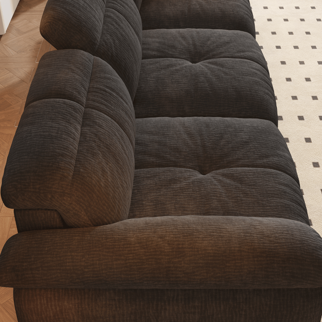 Wriggs Fabric Electric Sofa Bed by Esteller (Water Repellent & App + Remote Control)