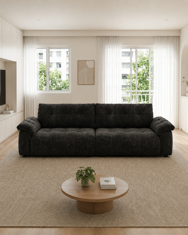 Elston Fabric Adjustable Backrest Sofa
