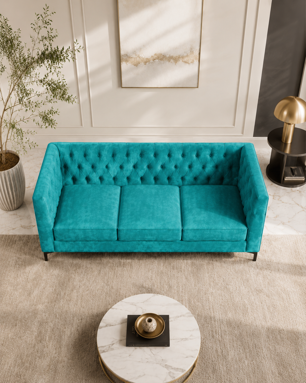 Vespera Velvet Sofa