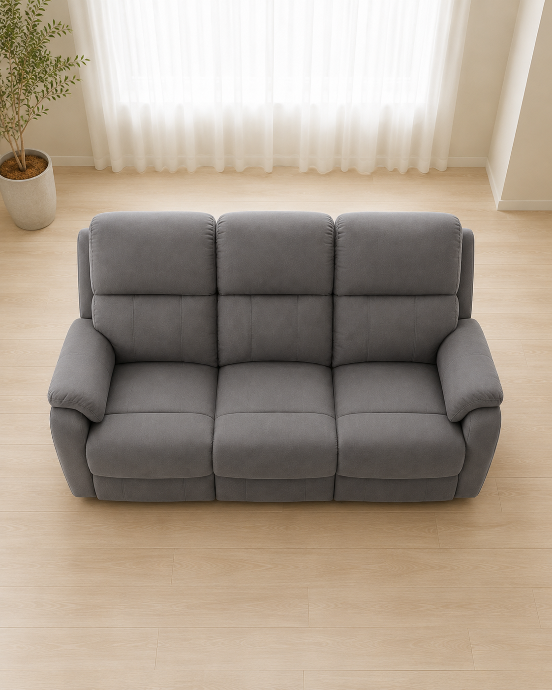 Keaton Fabric Recliner Sofa