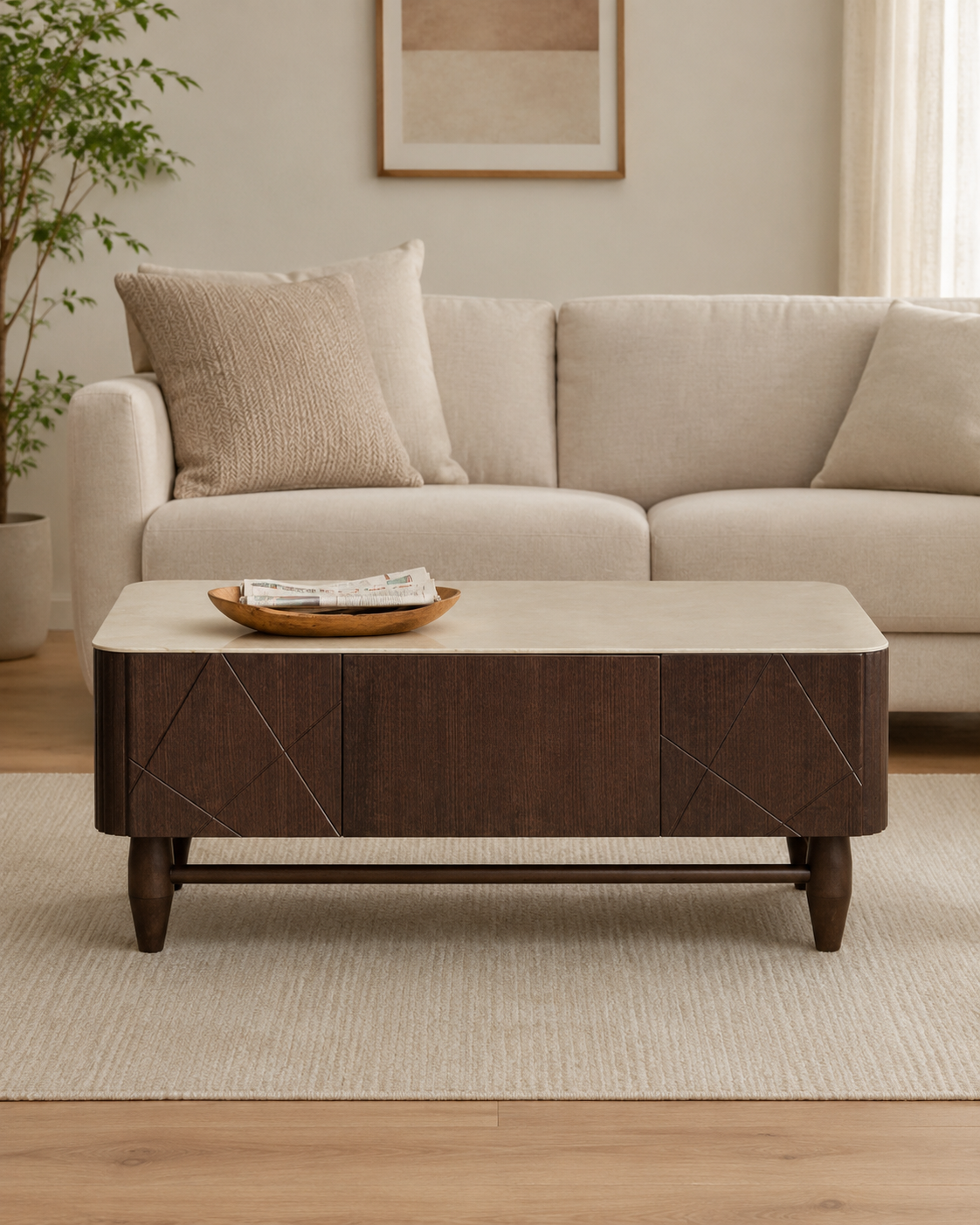 Larkin Wooden Coffee Table