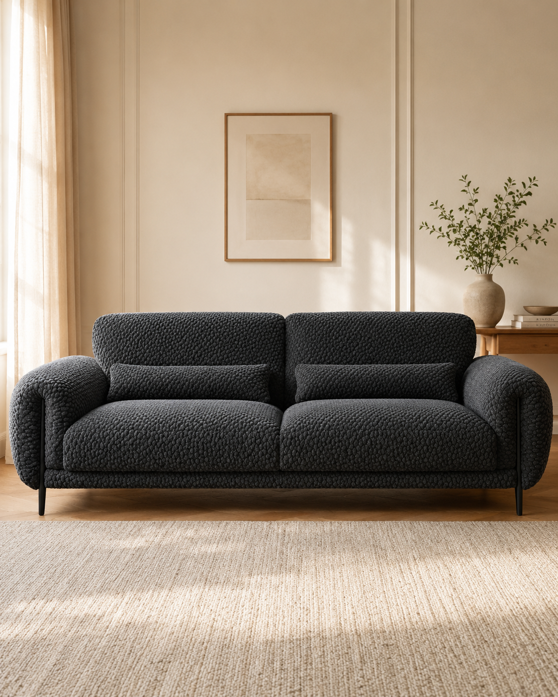 Bromley Textured Fabric Sofa