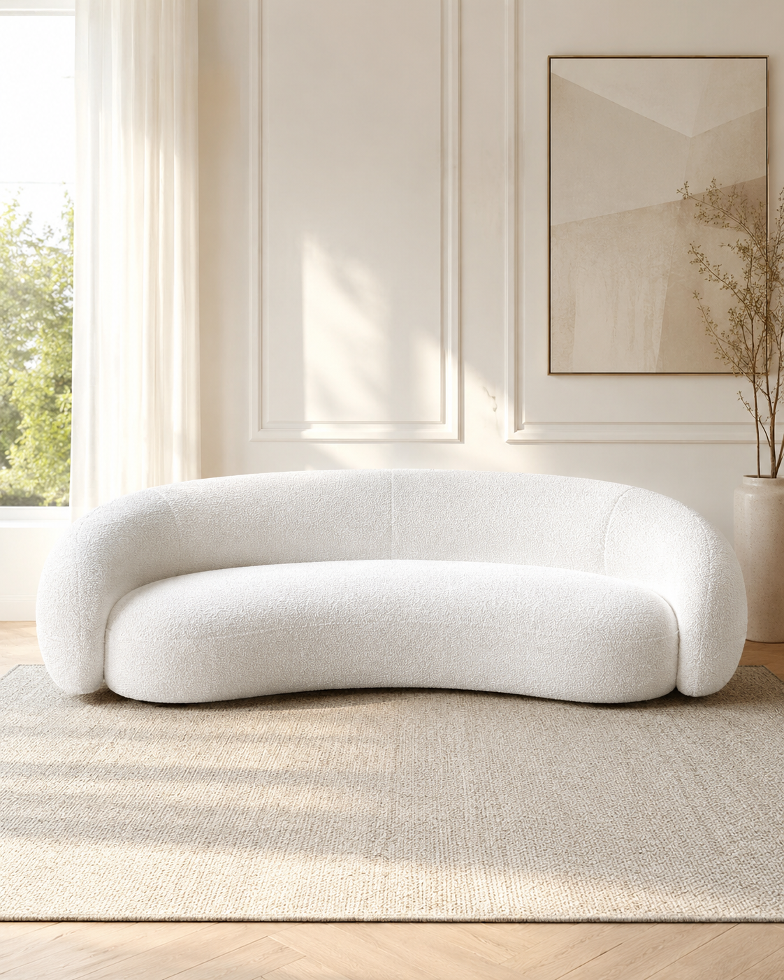 Winslow Bouclé Fabric Sofa