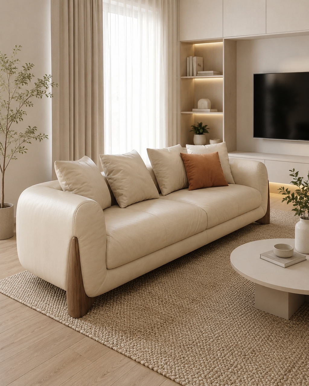 Talia Leather Sofa