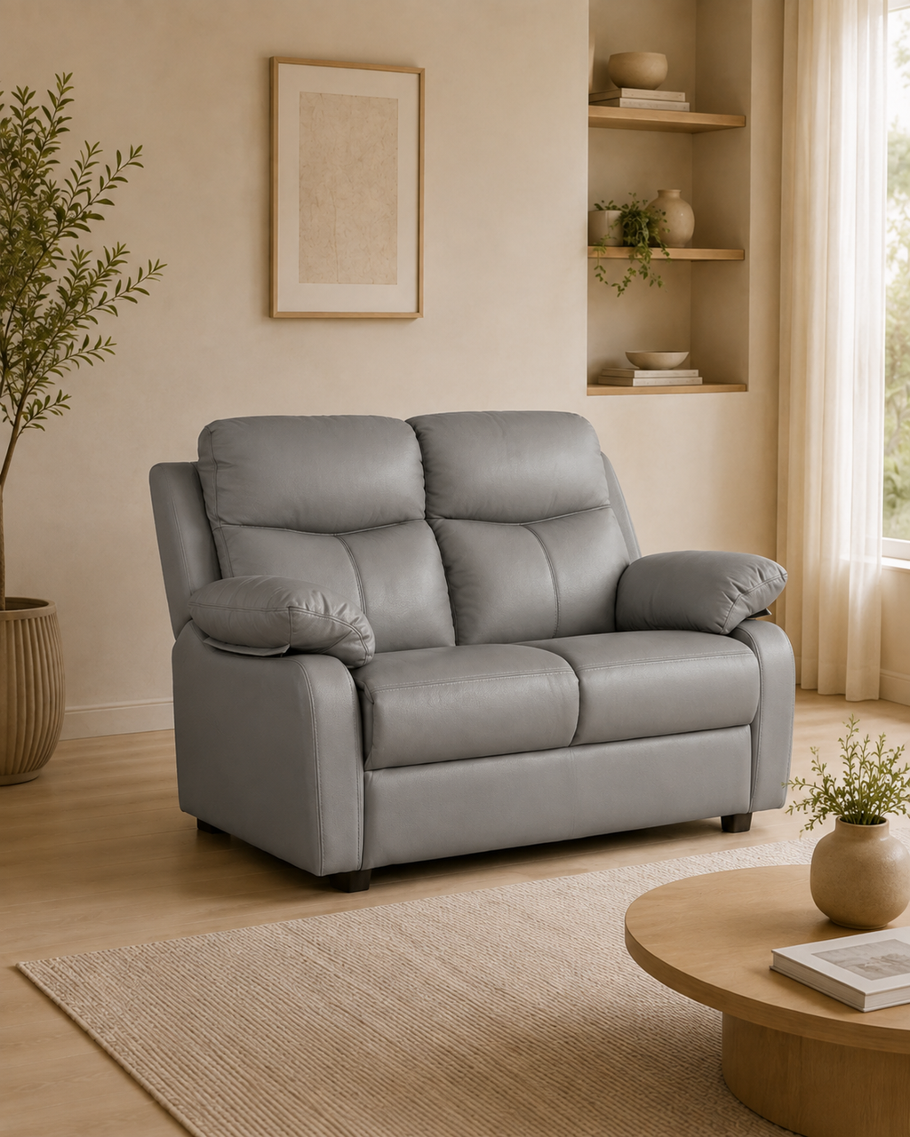 Oakleigh Half Leather Sofa