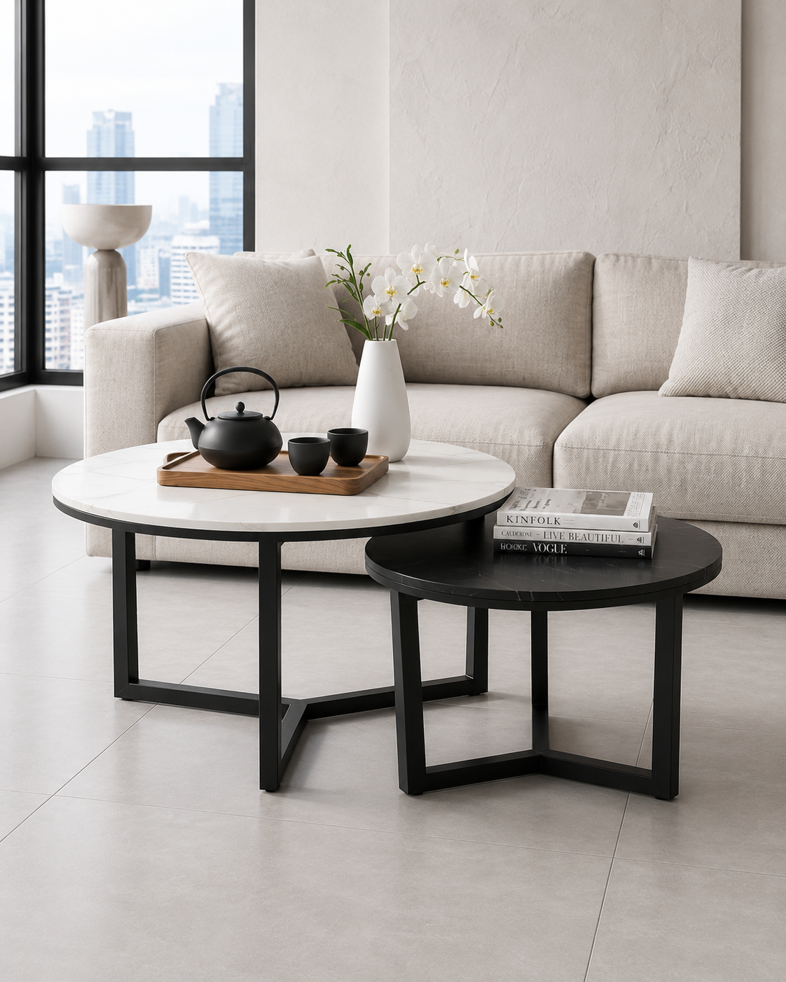 Arven Sintered Stone Coffee Table