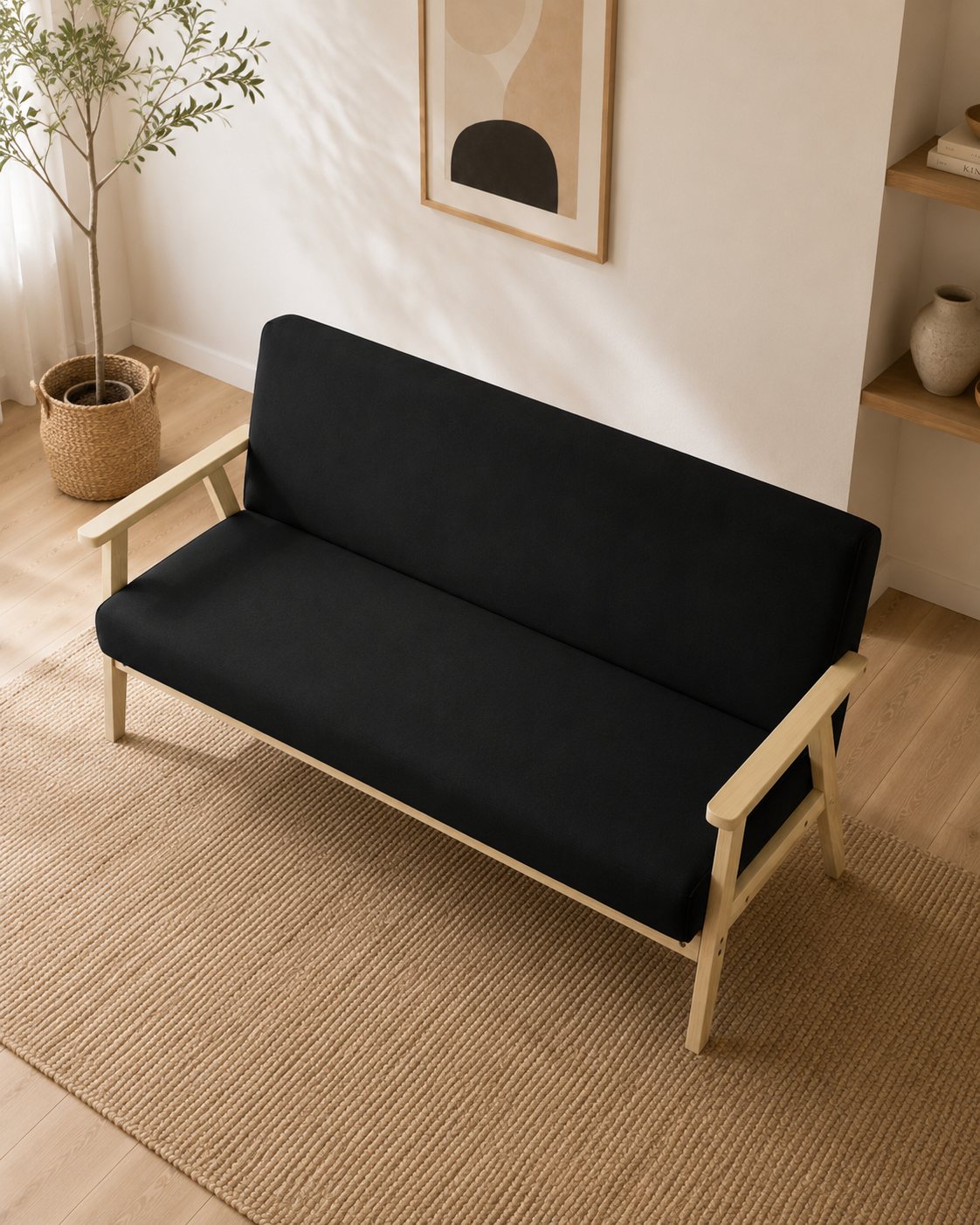 Renshaw Wooden Sofa