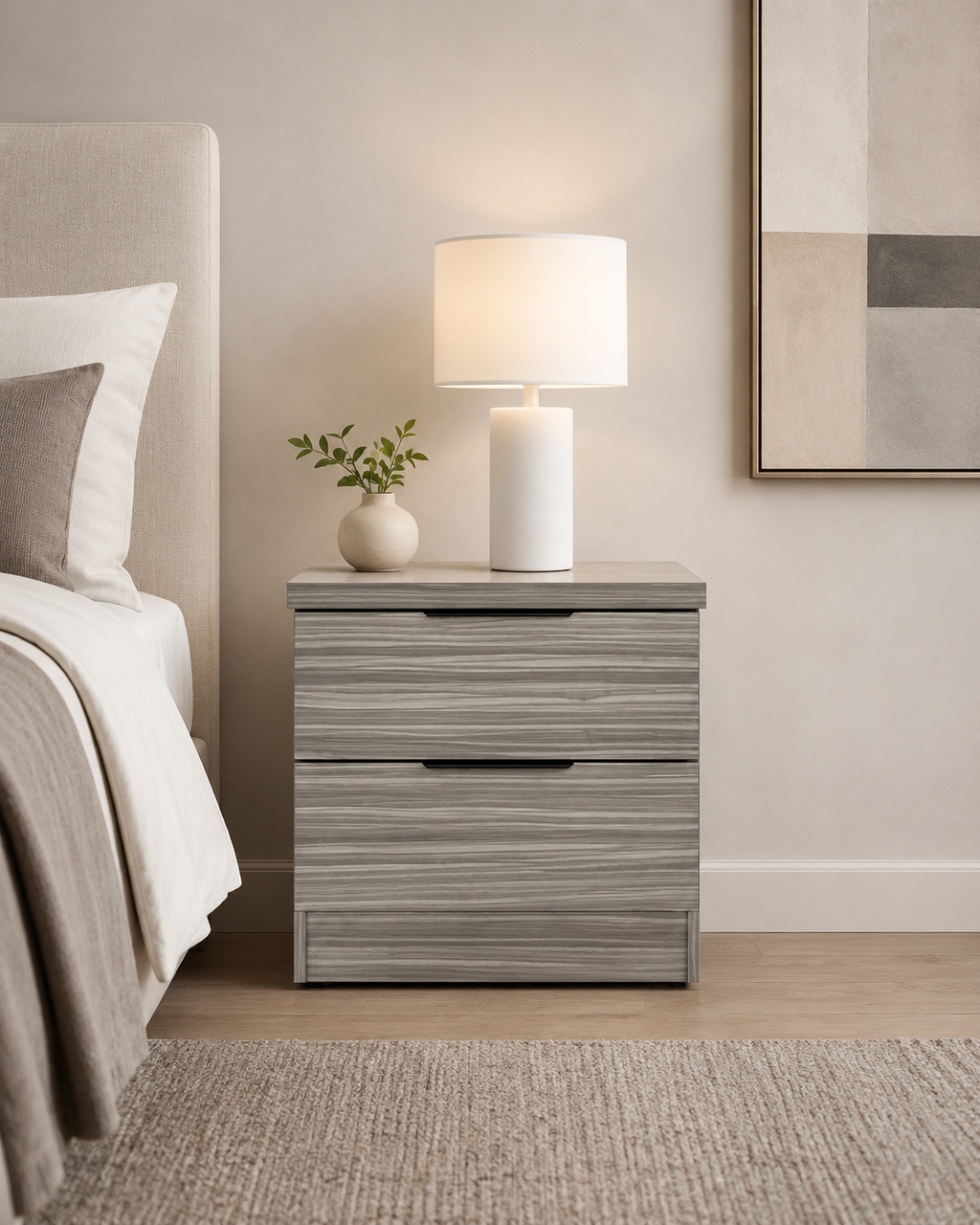 Attkins II Bedside Table (40cm)