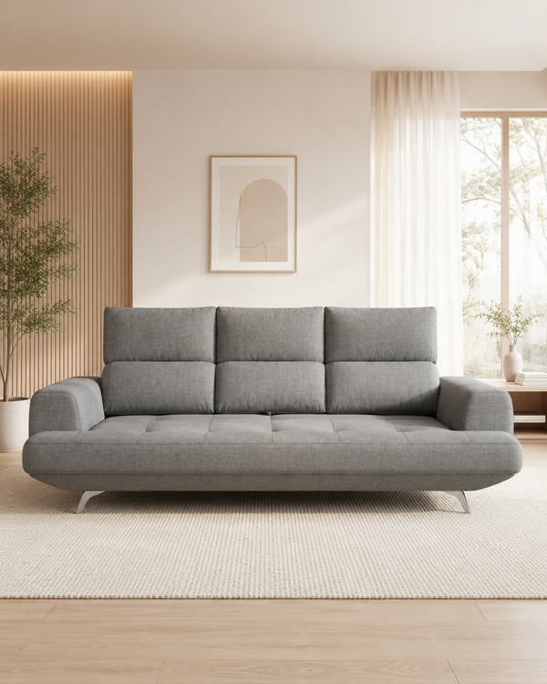 Rydell Fabric Adjustable Backrest Sofa